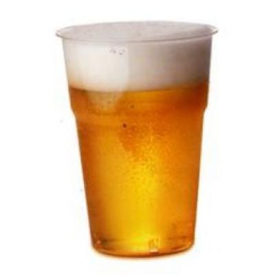Verres à biere transparent 30cl x 50 pieces  Jetable ou Ré utilisable