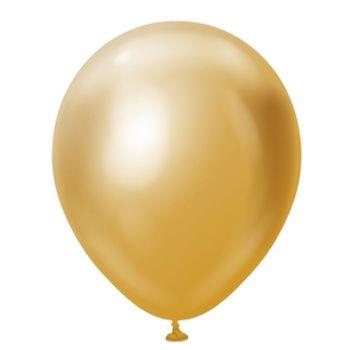 Ballons dorés 23 cm x 10 pièces "Gappy Party"
